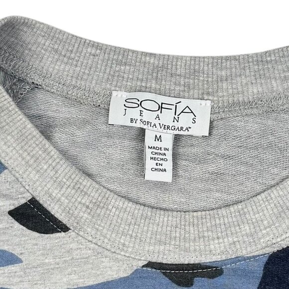 Sofia Vegara Evil Eye Blue/Gray Camo Jogger/Sweatshirt Set Women's Size Medium - Picture 6 of 13
